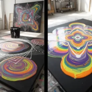 PROMPT ARTE PINTURA EN PENDULO #34