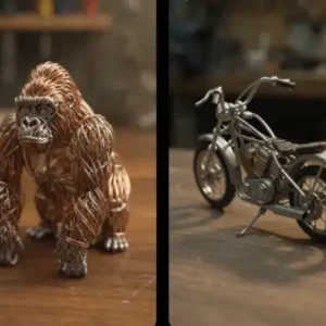 PROMPT ESCULTURA MINIATURA DE ALAMBRE #6
