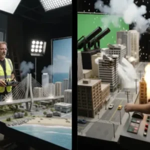 PROMPT SET DE GRABACION CINEMATOGRAFICO #24